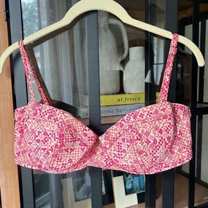 Marc by Marc Jacobs Bikini Top coral adjustable bustier swimsuit XL adjustable